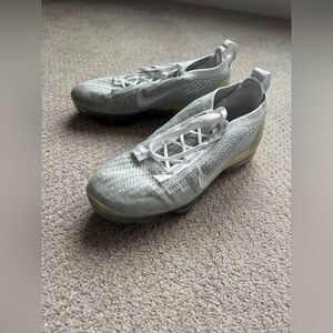 Nike Light Gray and White Athletic Shoes